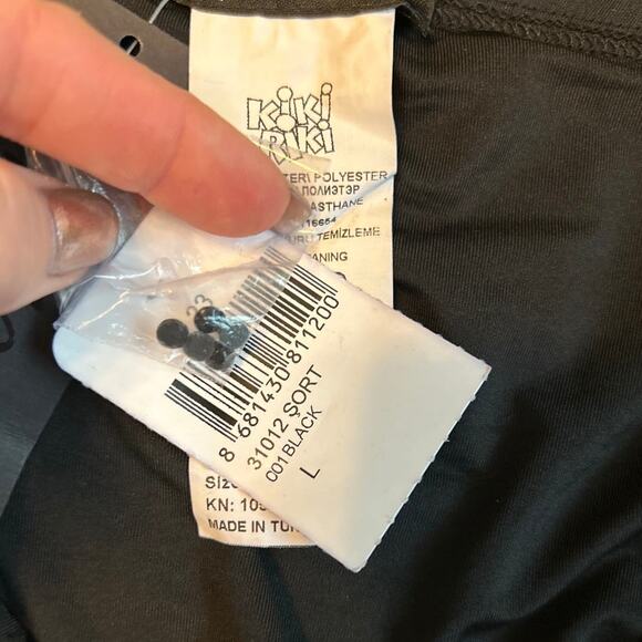 NWT Rhinestone Studded High Waist Hot Pants Bootie Shorts Size Med - Picture 11 of 15